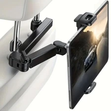 360° Car Back Seat Headrest Mount Tablet Holder for 4-13” Universal iPad Phone