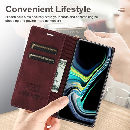 For Samsung A11 A21s A31 A41 A51 A71 Leather Wallet Case Magnetic Flip Cover - Zdjęcie 8 z 24