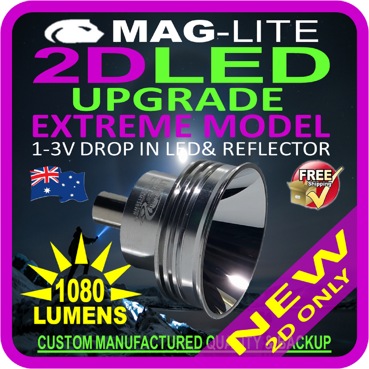 Upgrading Flashlight With Led Defiant LED Camping & Hiking Flashlights MAGLITE LED UPGRADE ...