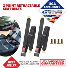4 Set 2 Point Safety Adjustable Bus Car Seat Belt Lap Shoulder Universal Us 4 Set 2 Point Safety Adjustable Bus Car Seat Belt Lap Shoulder Universal Us