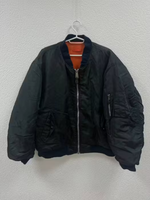 90s USA製 ALPHA INDUSTRIES MA-1 L 90s Alpha Industries MA 1 Intermediate Nylon Bombers Jacket | eBay