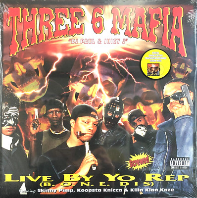 THREE 6 MAFIA - Live By Yo Rep (Factory Sealed Lemonade Yellow Vinyl 2022)