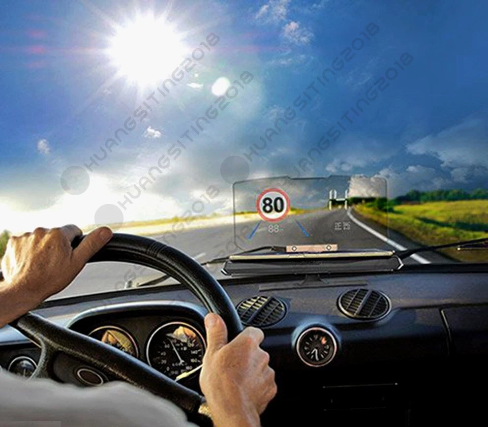 Car SUV GPS Navigation Holder HUD Head Up Display Projector Mobile Phone Bracket Foto 2 de 4