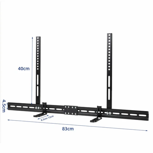 Adjustable TV Wall Bracket Soundbar Mount Holder Sound Bar Speaker Rack Universa - Picture 7 of 12