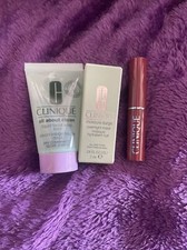 Clinique Travel Set Lipstick Black Honey,Liquid Facial Soap,Overnight Mask Cream