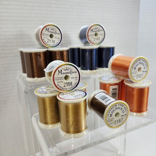 Lot of 19 Spools Superior Threads Magnifico Polyester 500 Yd Each 40Wt 2Ply NEW - Picture 8 of 13