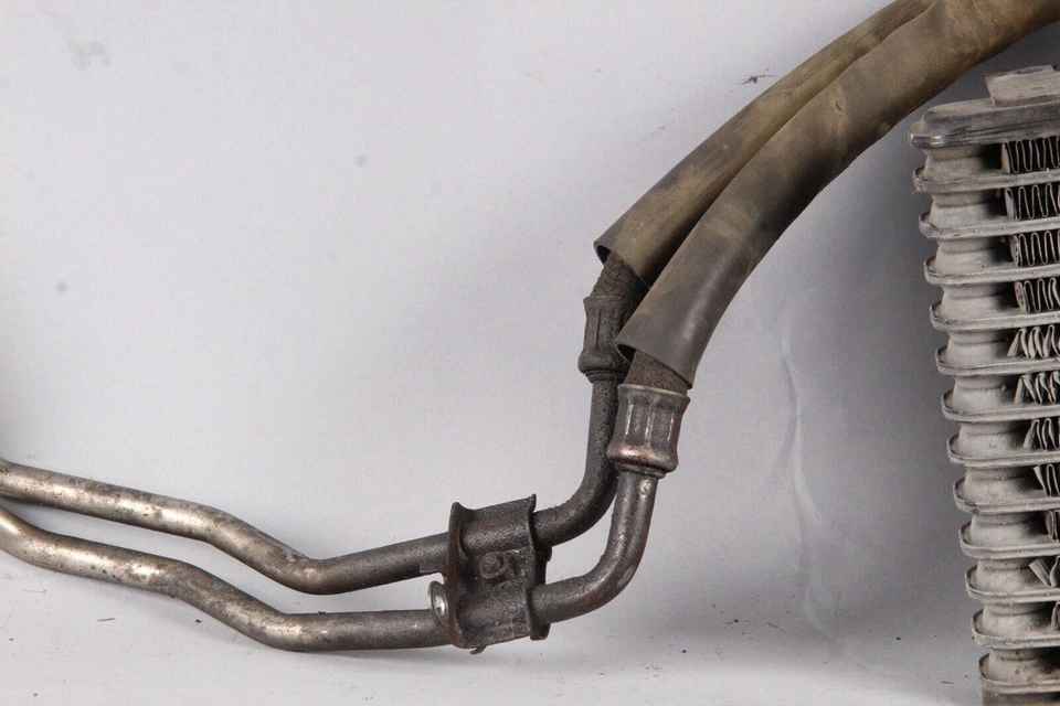 Масляный радиатор двигателя 2008-2015 Mitsubishi Lancer Evolution Evo X GSR с линиями изготовитель оборудования - Изображение 3 из 4