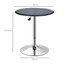 HOMCOM Adjustable Round Bistro Bar Table