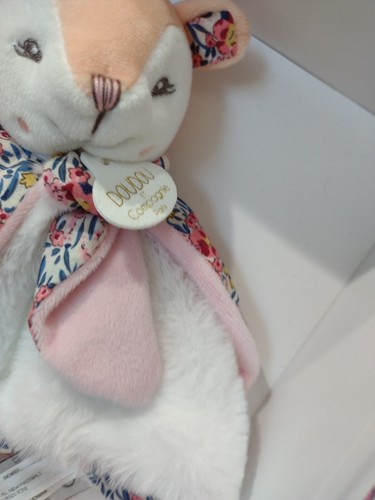My Dou Dou Deer Fawn Lovey Security Blanket Petal  Et Compagnie Paris in Box - Picture 4 of 6