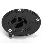 For Yamaha YZF R1 R3 R6 R15 FZ07 FZ6 MT09 Black Tank Cover Keyless Fuel Gas Cap