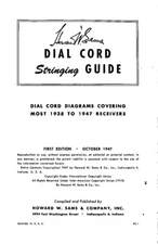 Instruction Manual Fits Sam's Dial Cord Stringing Guide for Antique Radios
