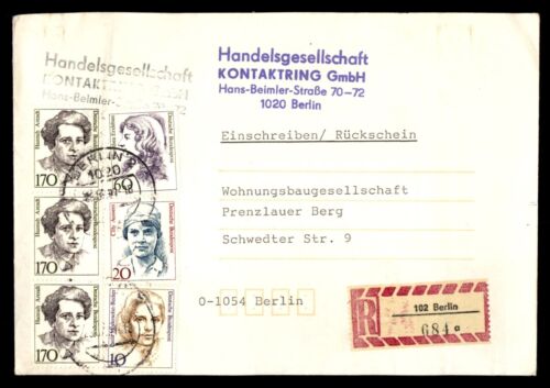 Mayfairstamps Germany Registered Berlin Cover aaj_61851 - Photo 1 sur 2