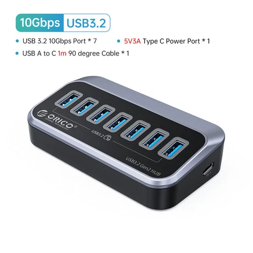 ORICO 7 Ports USB C Hub 3.2 Gen 2 - Picture 11 of 11