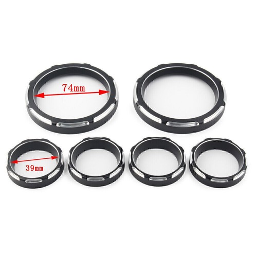 Motor CNC Speedometer Board Burst Gauge Bezel For Harley Touring FLHT FLHX 96-13 - Picture 10 of 10