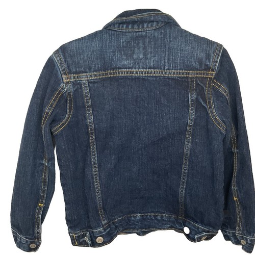 Kids Girls Jean Jacket By Gymboree Size Small (5-6) Dark Blue - Picture 4 of 5