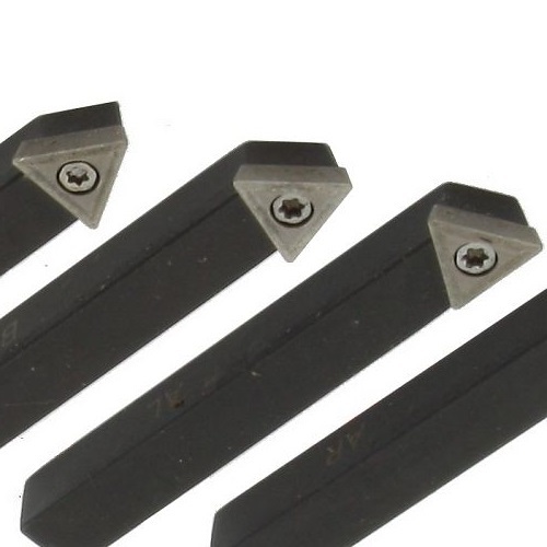 5 pc 5/16" Indexable Carbide C6 Insert Tool Bit & Holder Mini Lathe Set - Picture 6 of 6