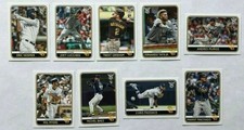 2020 Topps Big League Baseball San Diego Padres Base MLB Team Set of 9 Cards: #