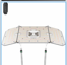 VIVOSUN 200W Full Spectrum LED Grow Light Panel 3000K/5000K 380-730nm