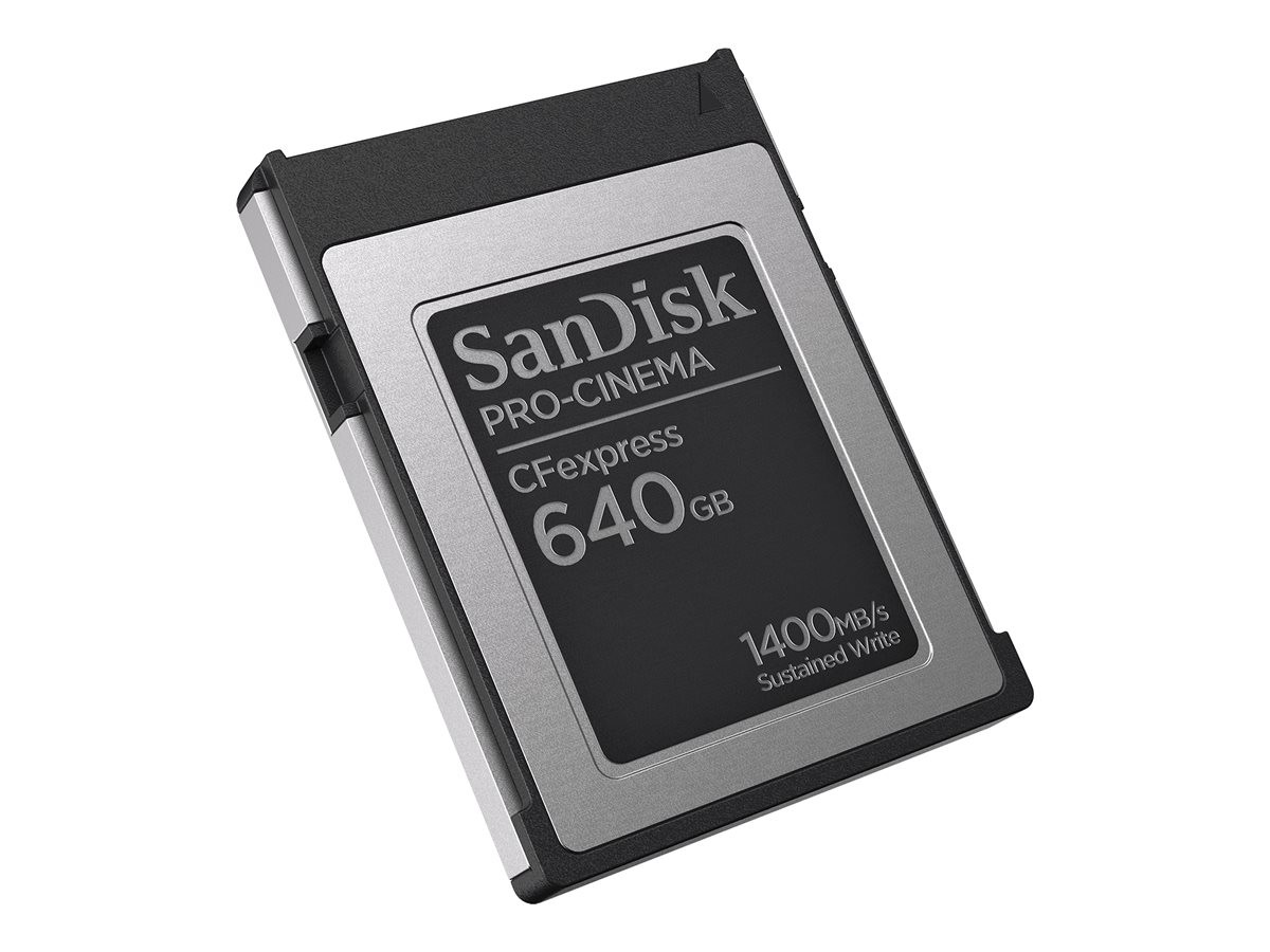 SanDisk PRO-CINEMA CFexpress 640 GB CFexpress 1700 MB/s 1500 SDCFEC-640G-GN4NN