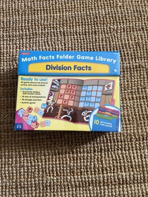 Lakeshore Math Facts Folder Game Library Division Facts**BRAND NEW SEALED IN BOX