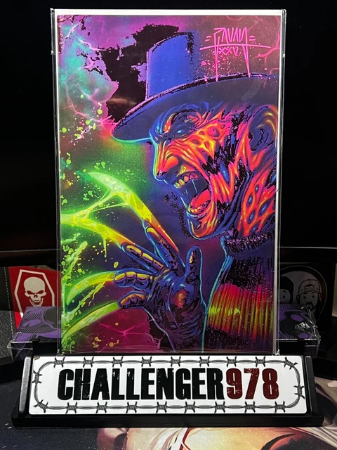 NIGHTMARE ON ELM STREET #1 Martin Zavala EMBOSSED FOIL SIGNED w/ COA #178/200