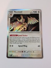 Pokemon TCG Prismatic Evolutions Noctowl Holo Card 78/131