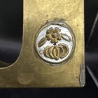 Antique Chinese  Brass & Enamel  Cigarette & Match Holder 3”Tall X 4”Wide — photo 3