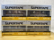4 -New And Sealed -Realistic Supertape XR-90- Blank Audio Cassette Tape 44-922 