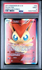 2011 POKEMON BLACK & WHITE NOBLE VICTORIES #98 FULL ART/VICTINI PSA 9 on eBay