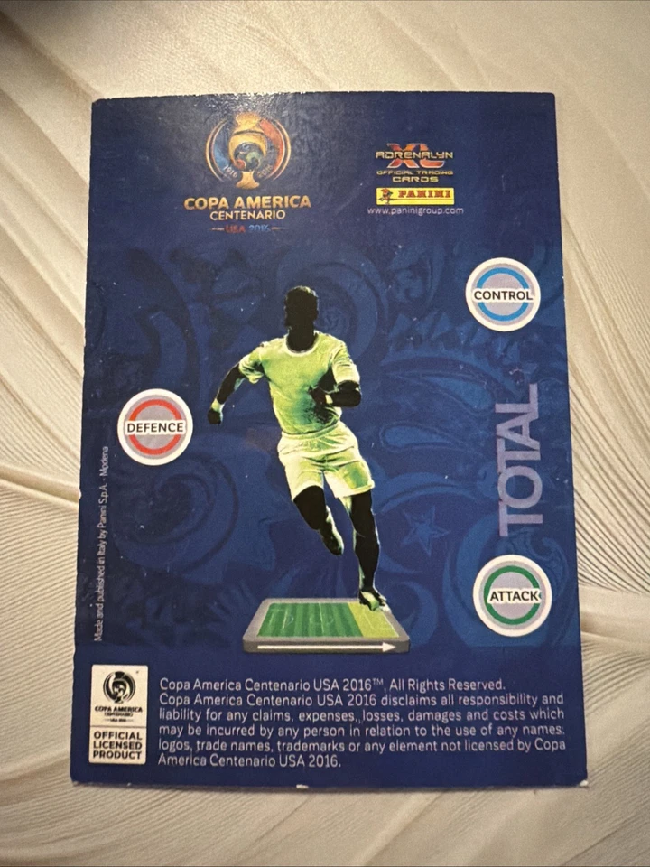 Neymar Jr #314 Champion Panini Adrenalyn XL Copa America 2016 Centenario -RARE - Image 2 of 2