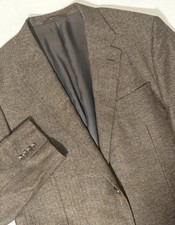 Vintage Hickey Freeman Silk Blazer Mens 46L Addison Sport Coat Preppy Made USA