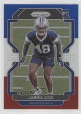 2021 Panini Prizm Rookie Red White & Blue Prizm Jabril Cox #394 8d4