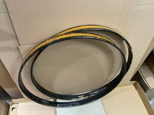 Gretsch 50s 60s Vintage 22” Bass Drum Hoop Set Factory Original Gold Sparkle