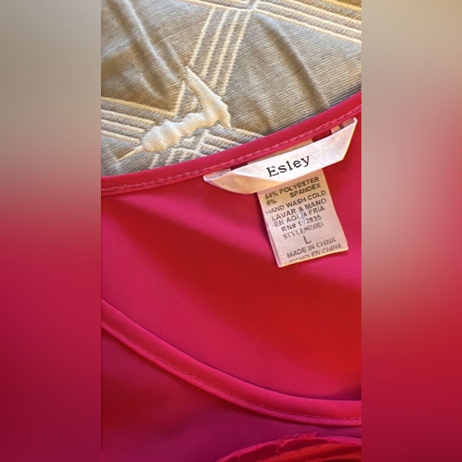 Esley Bold Pink Bold Statement summer Floral dres… - image 7