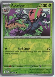 Accelgor 009/086 White Flare Reverse Holo