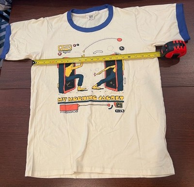 MY MORNING JACKET Ringer Shirt -CAMP COLLECTION - Art by Hagen Schönfeld LARGE