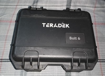 Teradek Bolt 6 LT 750 TX/RX. Travel Hard Case Only. Deluxe Set Gold-Mount. 