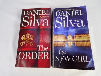 Two Daniel Silva Gabriel Allon Books Paperbacks ''The New Girl'' & ''The Order'' K25