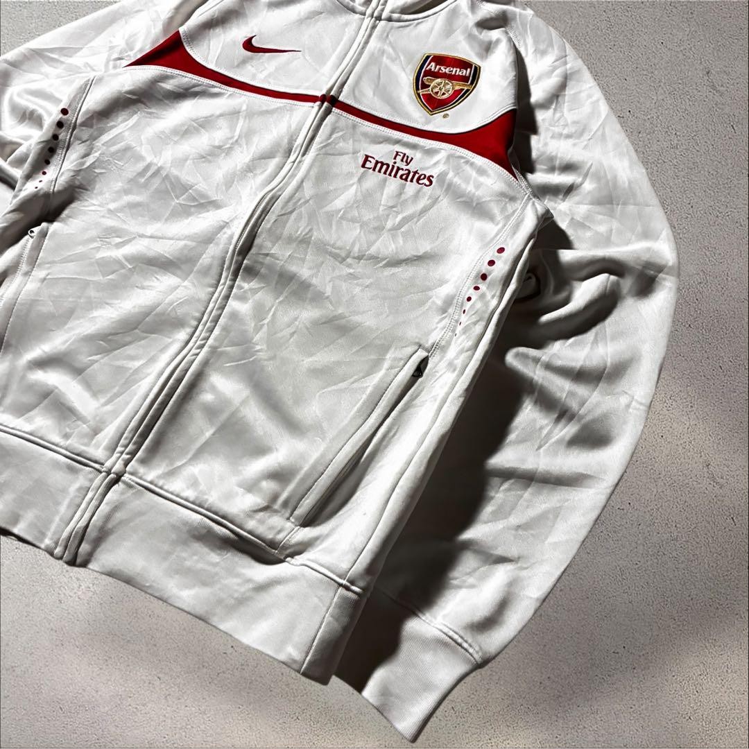 NIKE Arsenal Track Jacket Men's M Full Zip Y2K Soccer