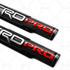 2PCS Door Fender Pro Badge Emblem Side 3D Raised Sticker Nameplate For Tundra