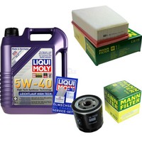 Inspektionspaket 5L Liqui Moly 5W-40 FüR Renault ScéNic 1.5 Dci Grand Megane