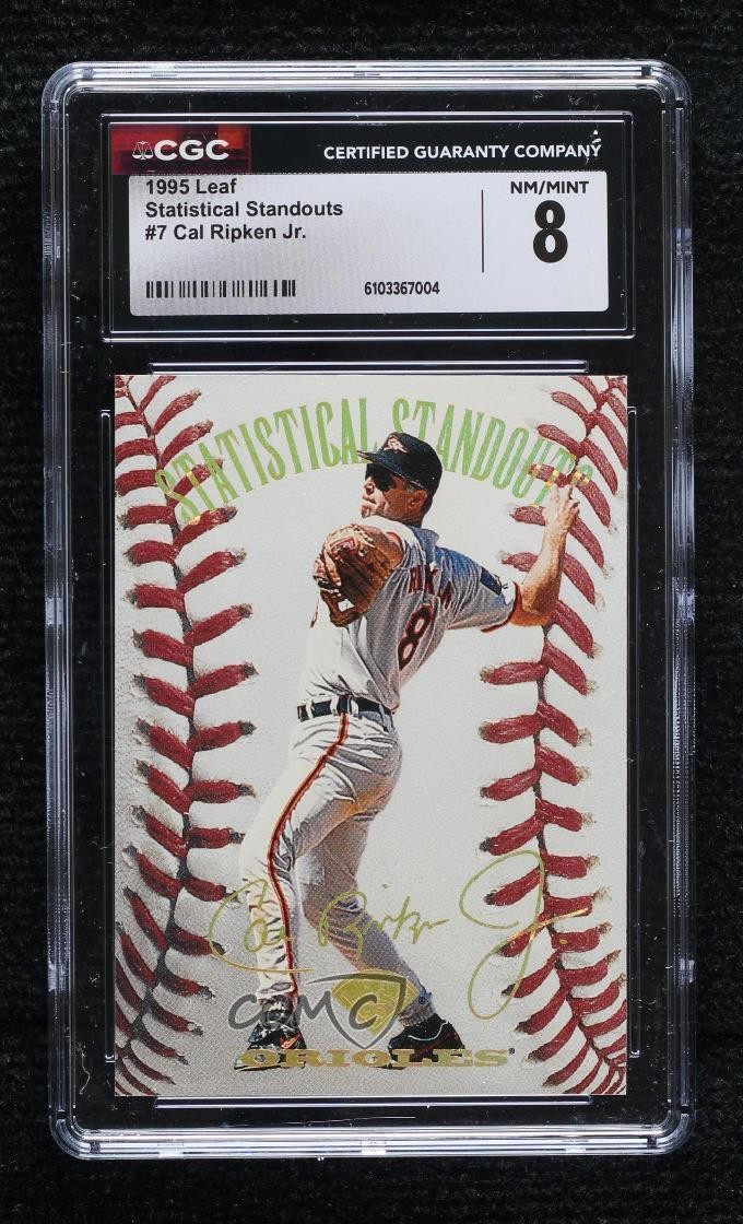 1995 Leaf Statistical Standouts 1383/5000 Cal Ripken Jr #7 HOF 13u1