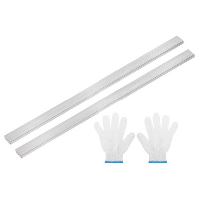 2 Pcs 316L Stainless Steel Flat Bars 5/32\'' x 3/8\'' x 8\'' for Beaming