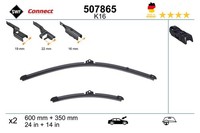 Wischblatt Scheibenwischer Connect Made IN Germany SWF 507865 FüR Ford KA RU8