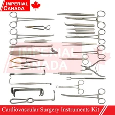 Micro Cardiovascular Surgery Kit Surgical Instruments Set Of 32 Pieces DS-2372
