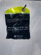 Uspring Beach Day Sand Remover Powder Pouch with Clip - Talc Free  Reusable - N