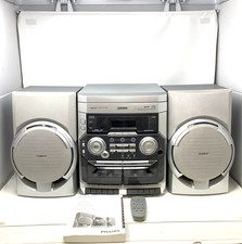 Philips FWM15 Mini Hi-Fi System Cassette CD Tuner Tested & Working