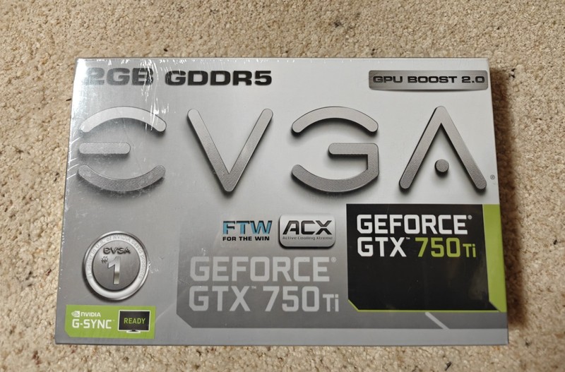 EVGA GeForce GTX 750 Ti 2GB GDDR5 Graphics Card (02G-P4-3751-KR) Brand New