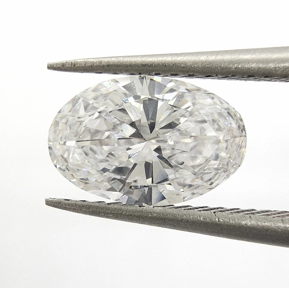 1.02 Carat E* VVS2 Loose Diamond Oval Cut E GIA Certified for Jewelry Ring - Image 2 of 4