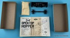 HO Scale "Pere Marquette" 13512 2-Bay Open Hopper Freight Train Athearn Railroad — photo 1